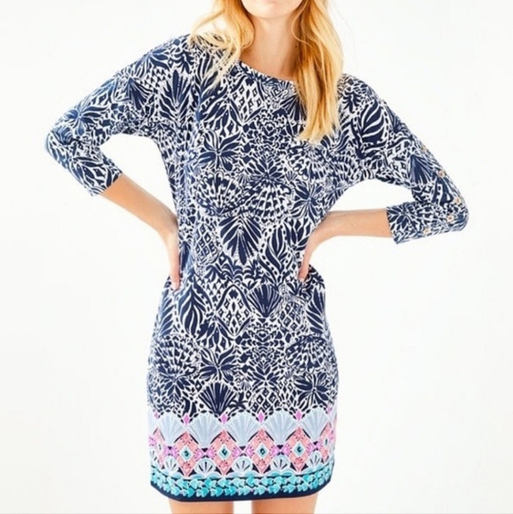 Lilly Pulitzer NWOT Vivvy By Land or By Sea Engineered Dress